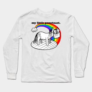 this is my little proud ponytoast Long Sleeve T-Shirt